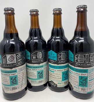 Bottle Logic Brewing Co. Fundamental Observation (F.O.) Vertical 2018-2021 Stout